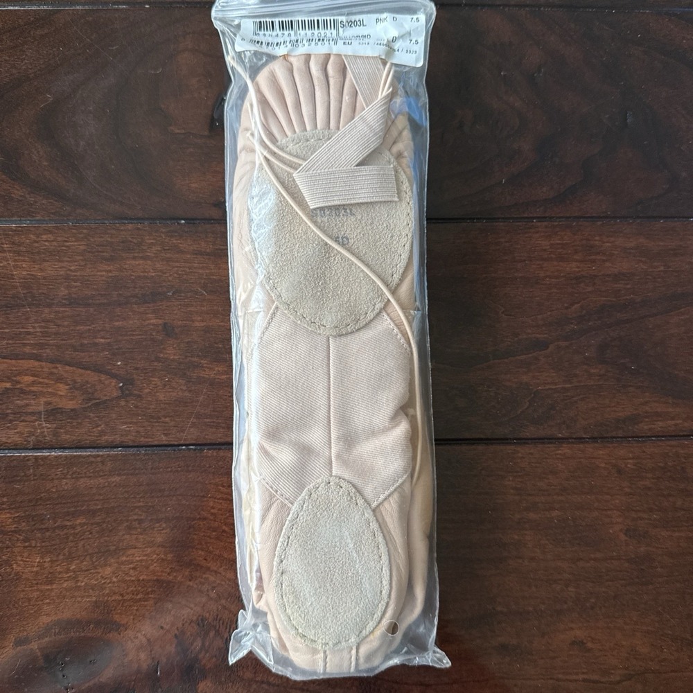 New BLOCH 7.5 Ladies PINK Prolite 2 Hybrid Ballet Shoes S0203L Leather